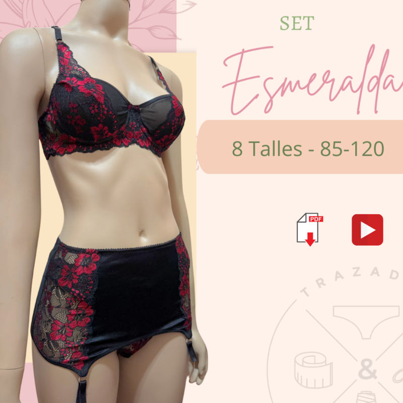 Set patrones corpi con arco+  less + portaligas