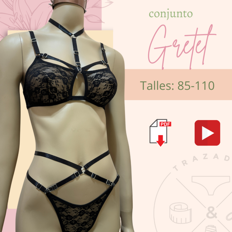Conjunto bralette y tanga