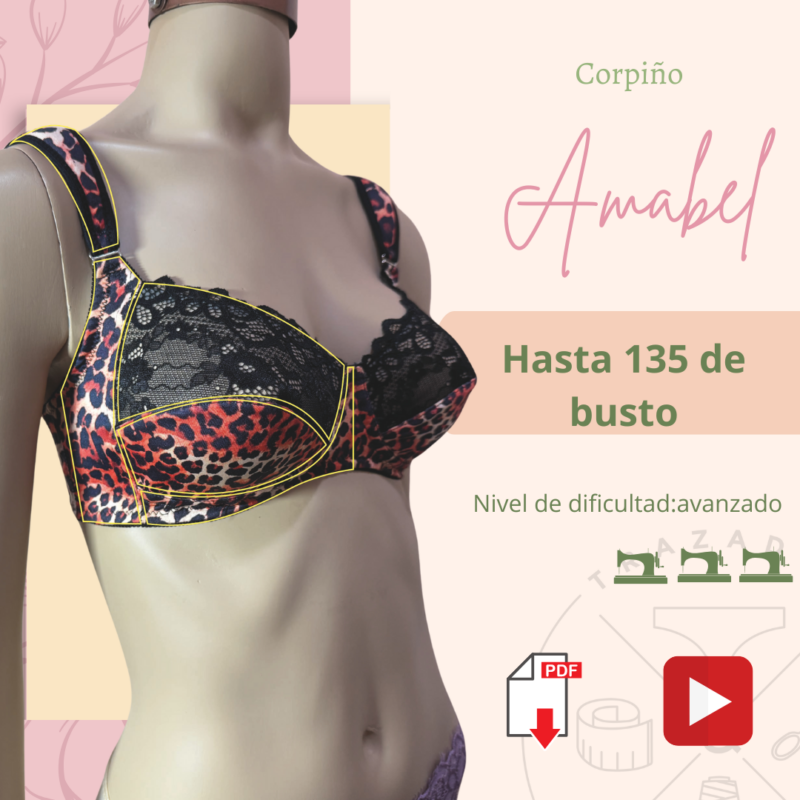 Corpiño semirreductor 11 talles
