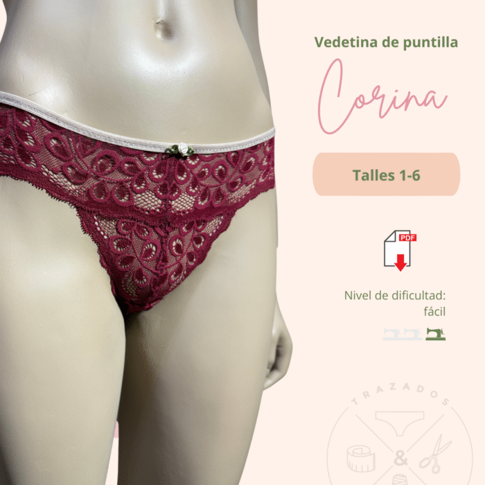 Moldería vedetina de puntilla