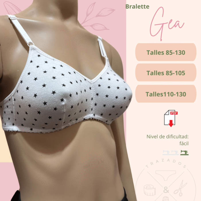 Moldería digital  bralette básico