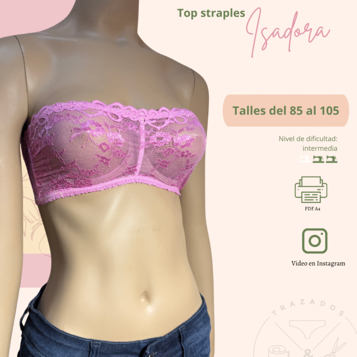 Moldería Bandeau de puntilla PREVENTA HASTA 31/8