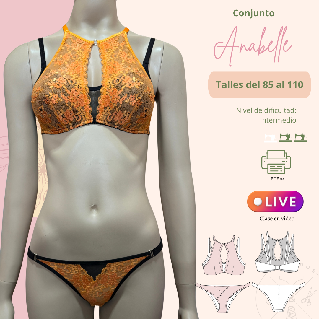 Conjunto bralette y tanga