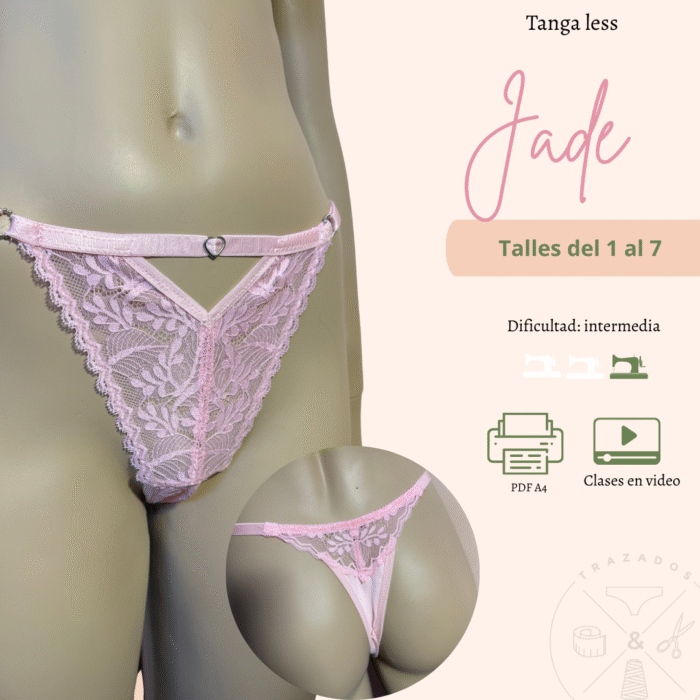 Tanga less de puntilla con sustracción