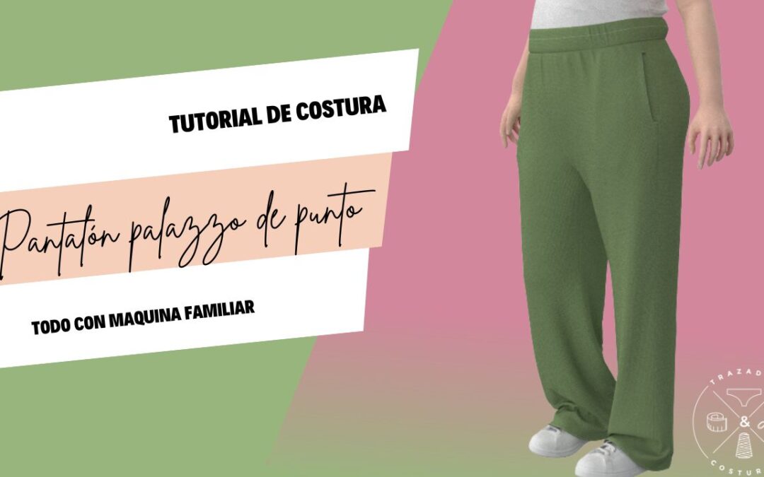 Armado del pantalón con máquina familiar