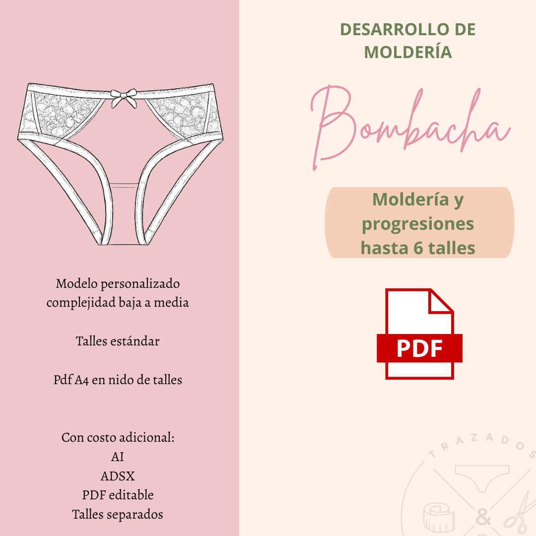Moldería personalizada bombachas