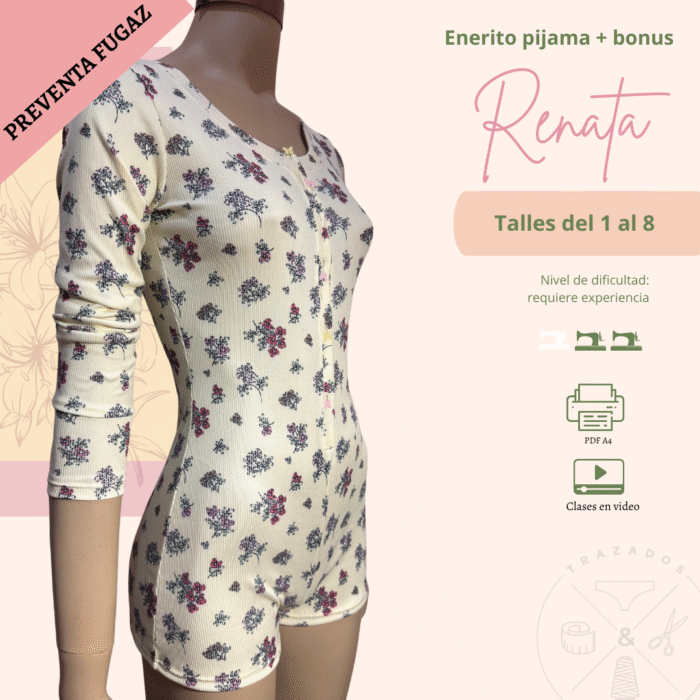 Pijama enterito + bonus PREVENTA HASTA 20/5