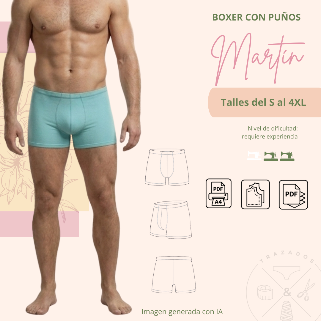 Boxer puño XS-4XL