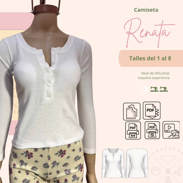 Camiseta con cartera