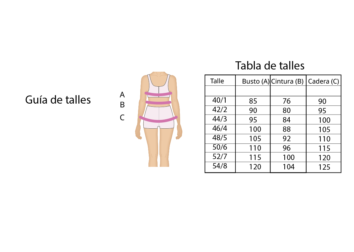 Moldería boxer mujer 7 talles - Imagen 4